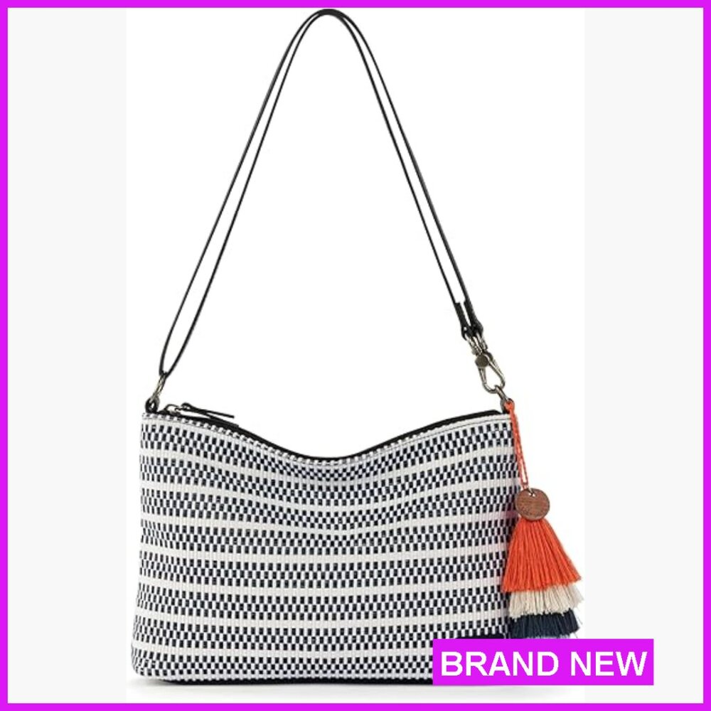 Convertible Crossbody Bag 3-in-1 Handbag Woven Textile Everyday Travel Chic